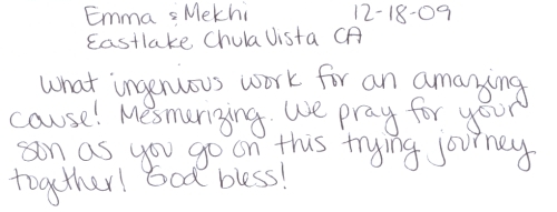 Guestbook Message From Emma & Mekhi