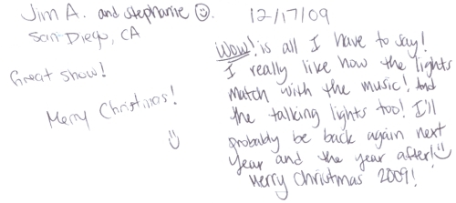 Guestbook Message From Jim & Stephanie
