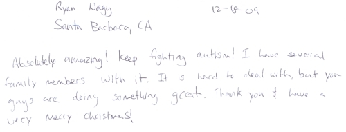 Guestbook Message From Ryan Nagy