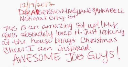 2012 Guestbook Comments